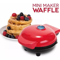 Mini Wafflera Eléctrica Antiadherente