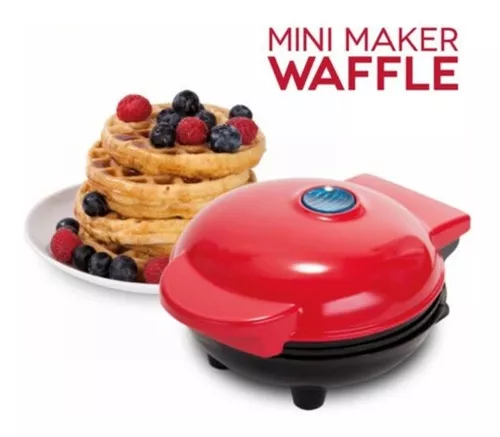 Mini Wafflera Eléctrica Antiadherente