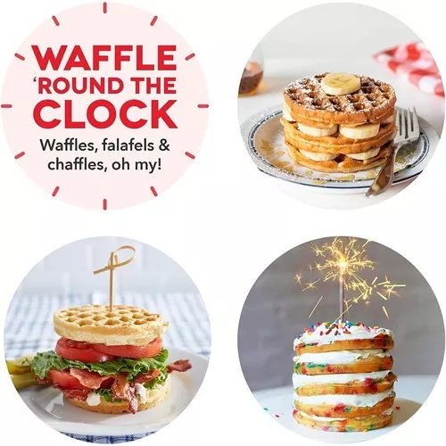 Mini Wafflera Eléctrica Antiadherente