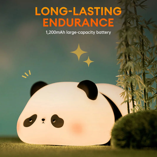 Lampara Oso Panda 3 tonos silicona pd-30
