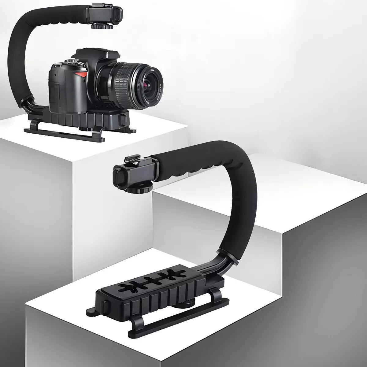 KIT Estabilizador Video+Led+Microfono