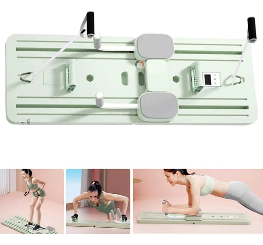 Tabla Pilates y Push Up Con Elasticos