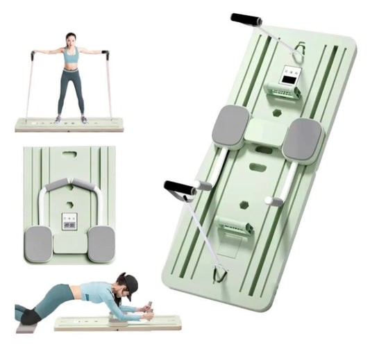 Tabla Pilates y Push Up Con Elasticos