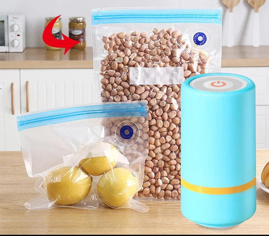 KIT de Sellado de Alimentos al Vacío x6 Bolsas